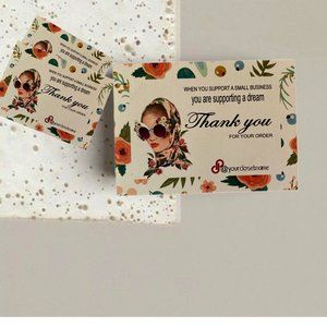 Thank you Cards Poshmark Boutique Packaging Card